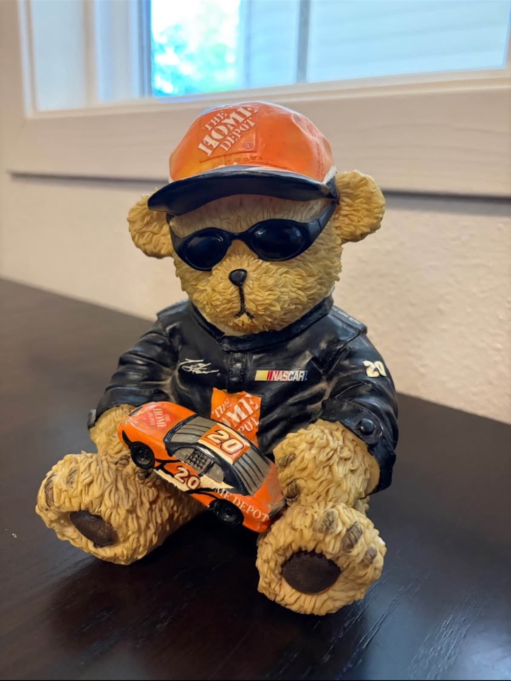vintage nascar x home depot bear bank
